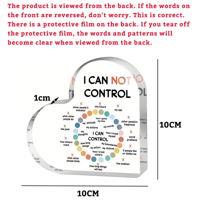 Mental Health Therapy Affirmations Acrylic Sign