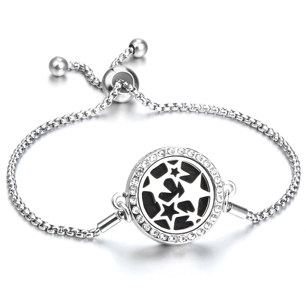 Adjustable Aromatherapy Bracelet – Aroma Perfume Essential Oil Diffuser Jewelry