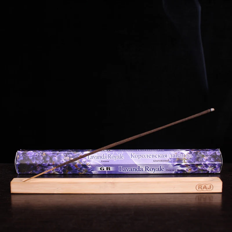 20 Sticks Indian Incense – White Sage, Lavender, Sea Breeze & More for Meditation & Yoga