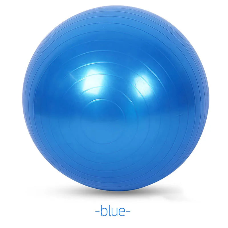 PVC Yoga Exercise Ball – Anti-Burst Balance Fitness Ball (45–95cm)