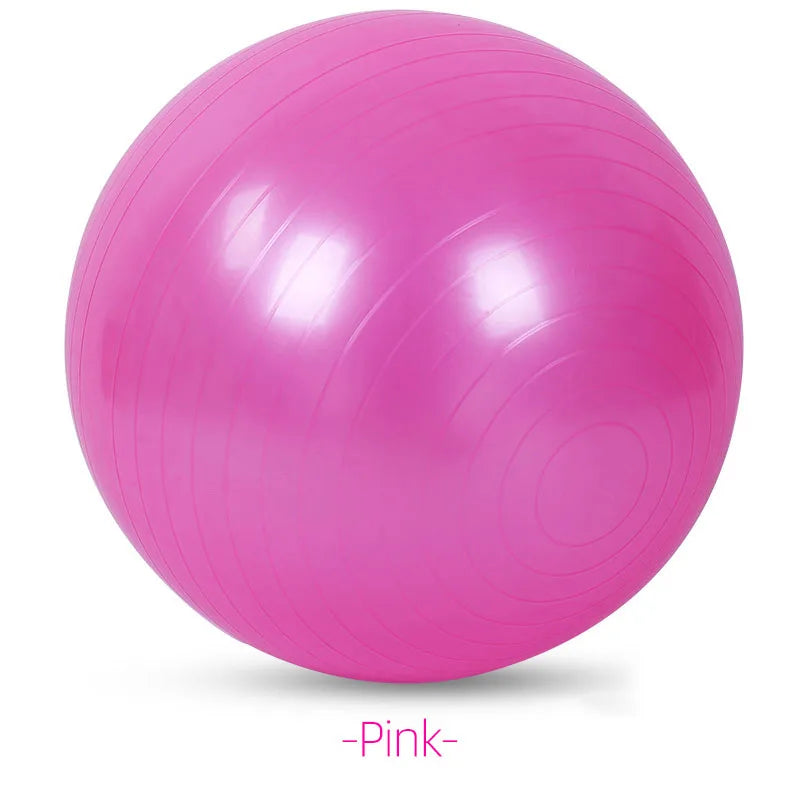 PVC Yoga Exercise Ball – Anti-Burst Balance Fitness Ball (45–95cm)