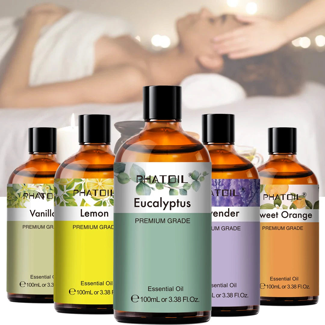PHATOIL 100ml Essential Oil – Natural Plant Aromatherapy Fragrance