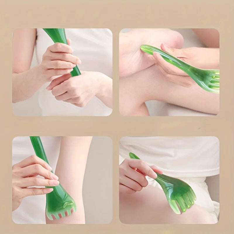 5-Claw Head Massager Comb Set (4pcs)