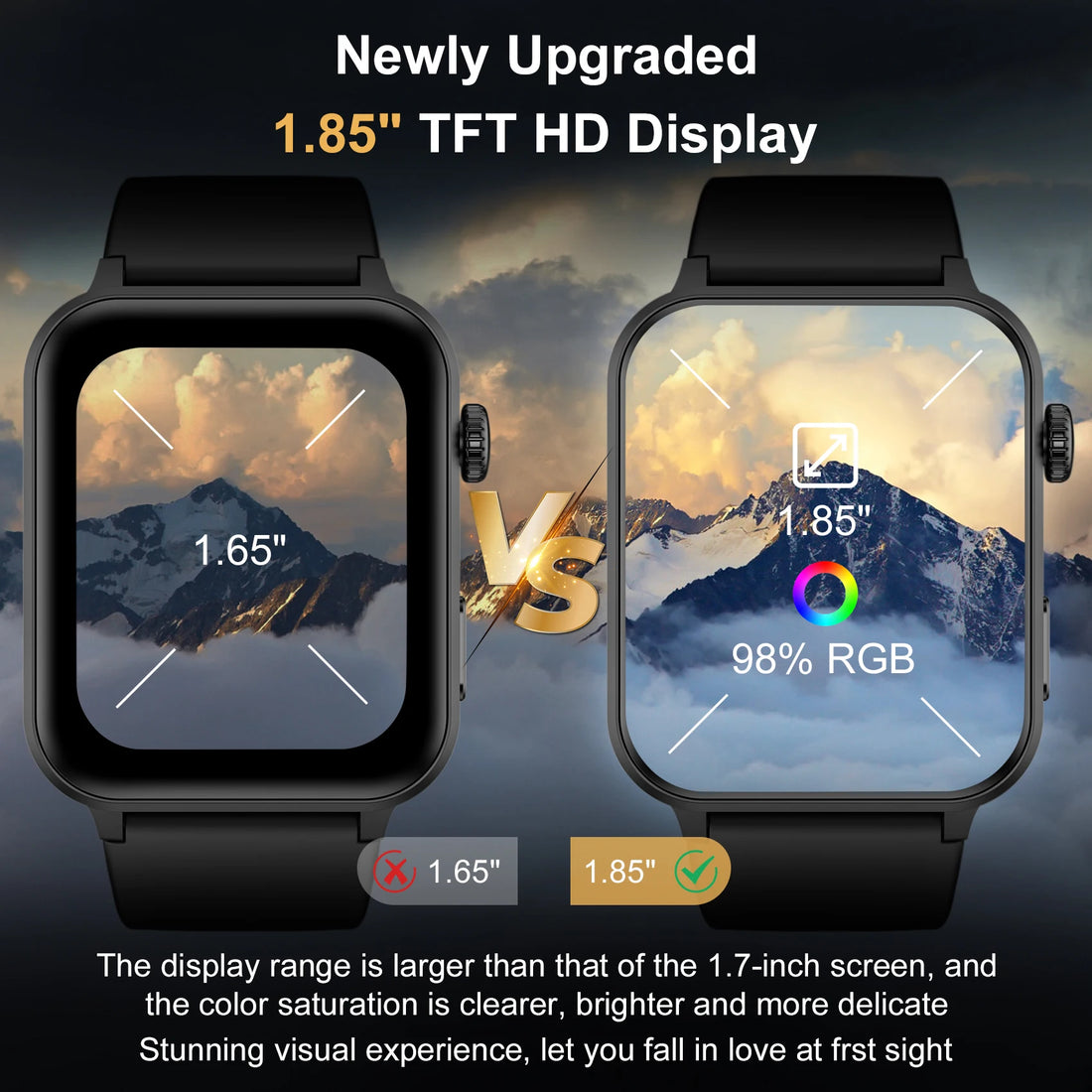 Baolubao 1.85" Smartwatch Fitness Tracker