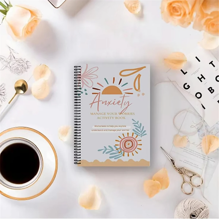 Anxiety Relief Workbook – CBT Therapy Journal & Mental Health Diary