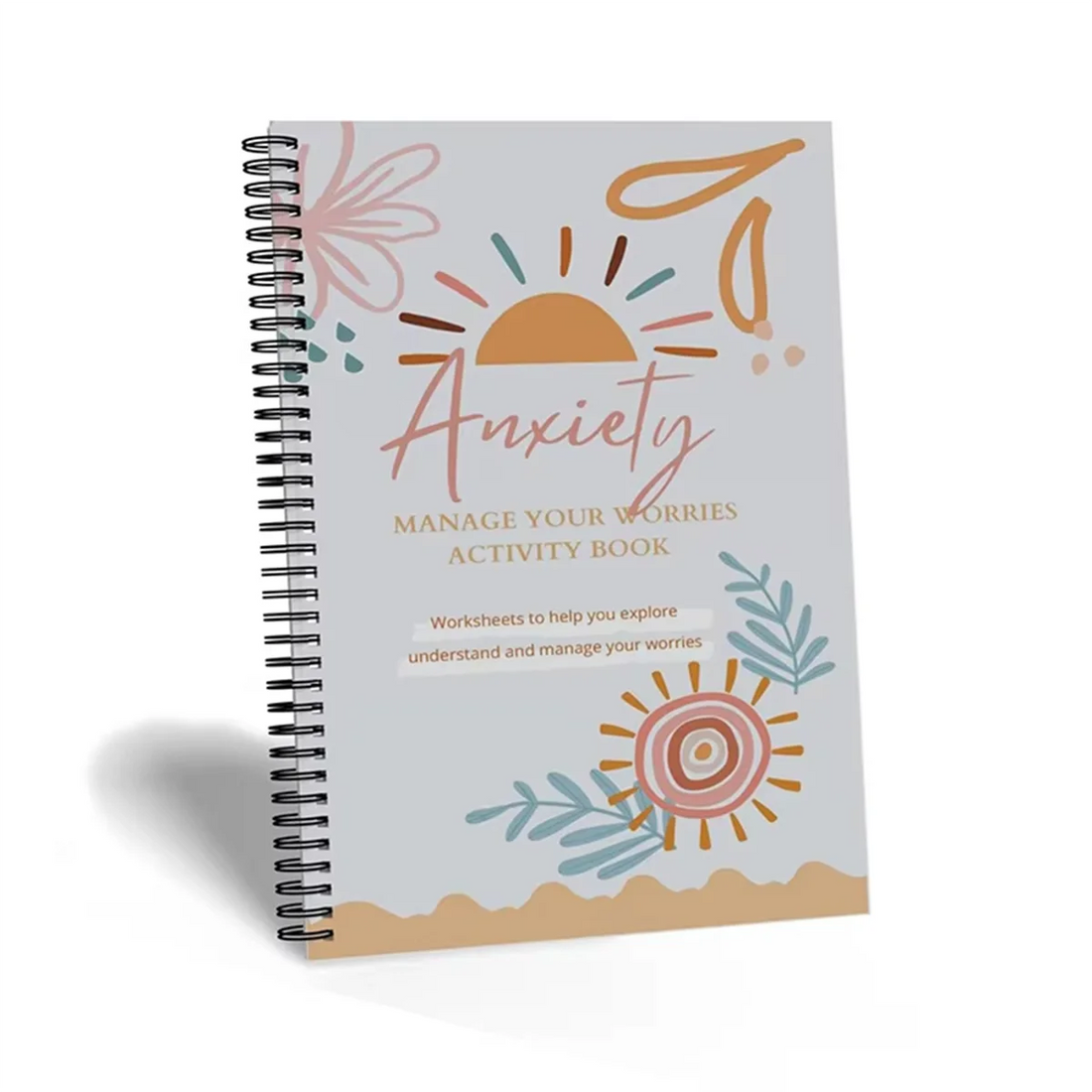 Anxiety Relief Workbook – CBT Therapy Journal & Mental Health Diary
