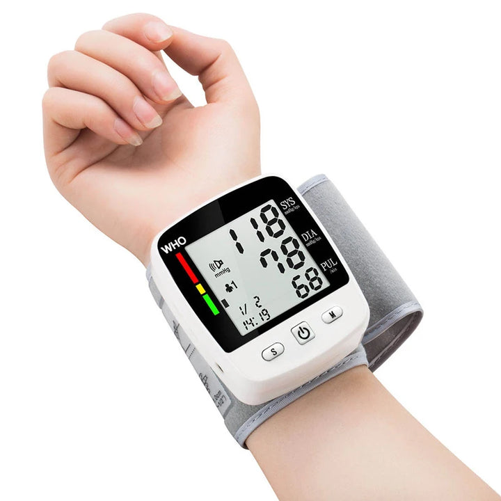 Digital Wrist Blood Pressure Monitor with LCD