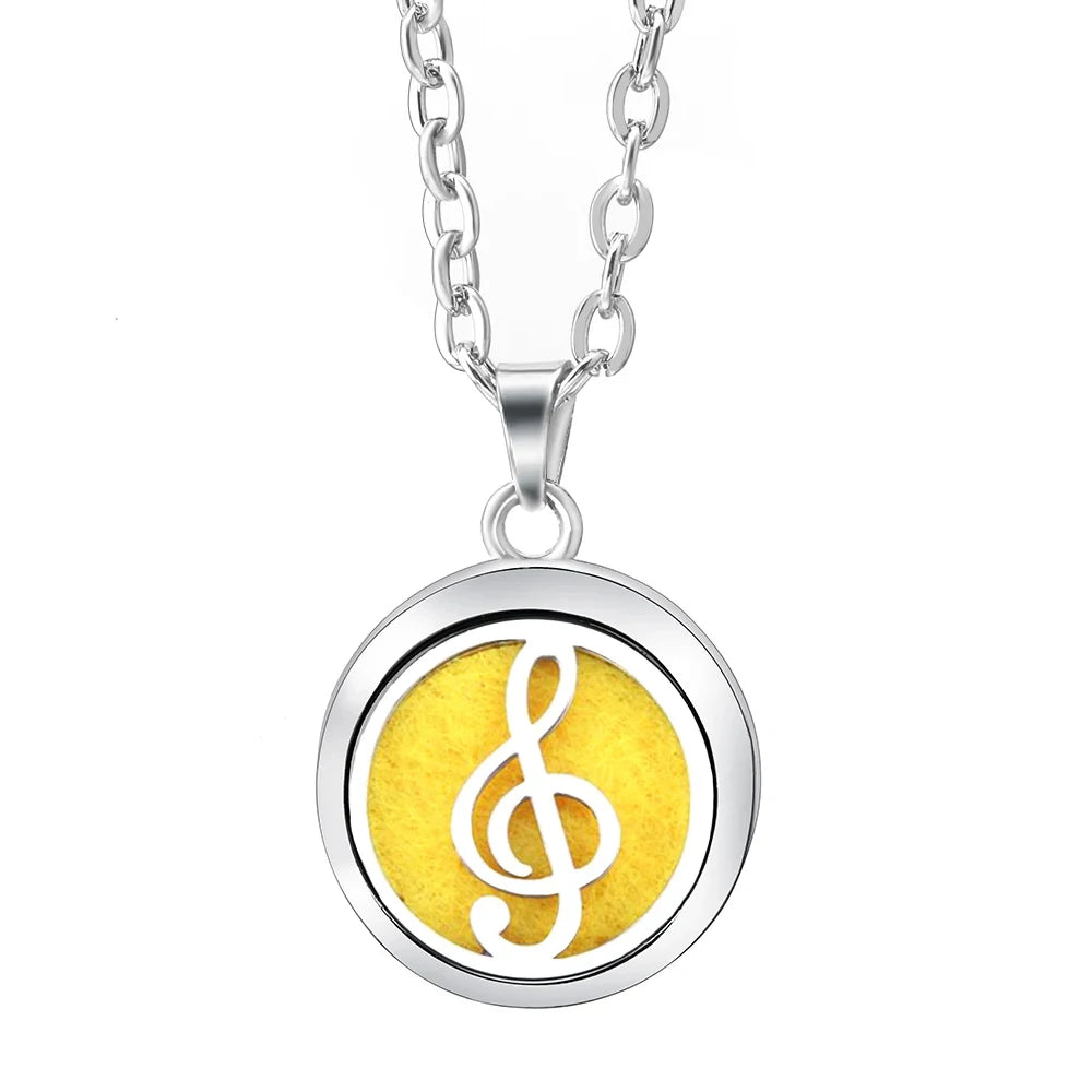 Essential Oil Diffuser Necklace – Stainless Steel Locket Pendant