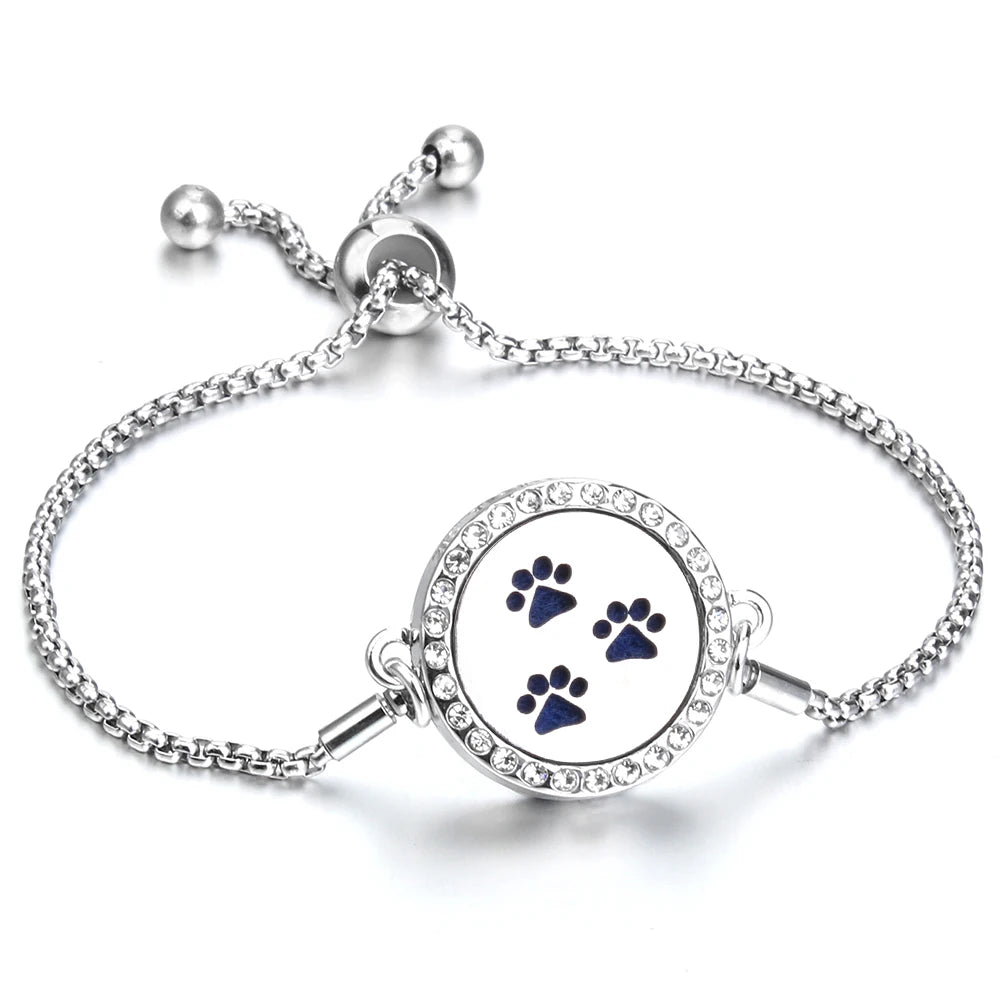 Adjustable Aromatherapy Bracelet – Aroma Perfume Essential Oil Diffuser Jewelry