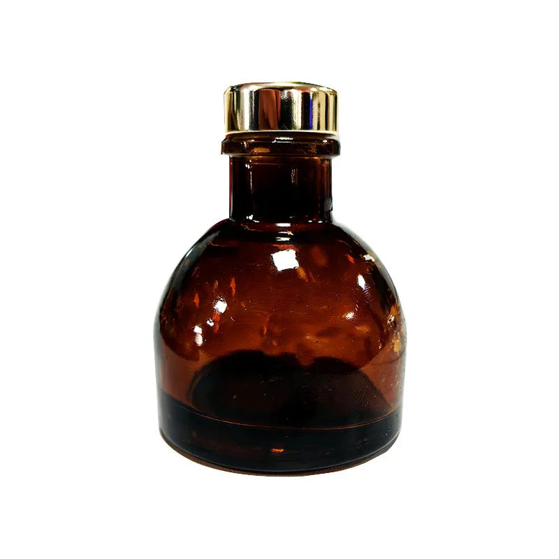 50ml Empty Glass Diffuser Bottle – Pink/White/Yellow/Black for Home Fragrance