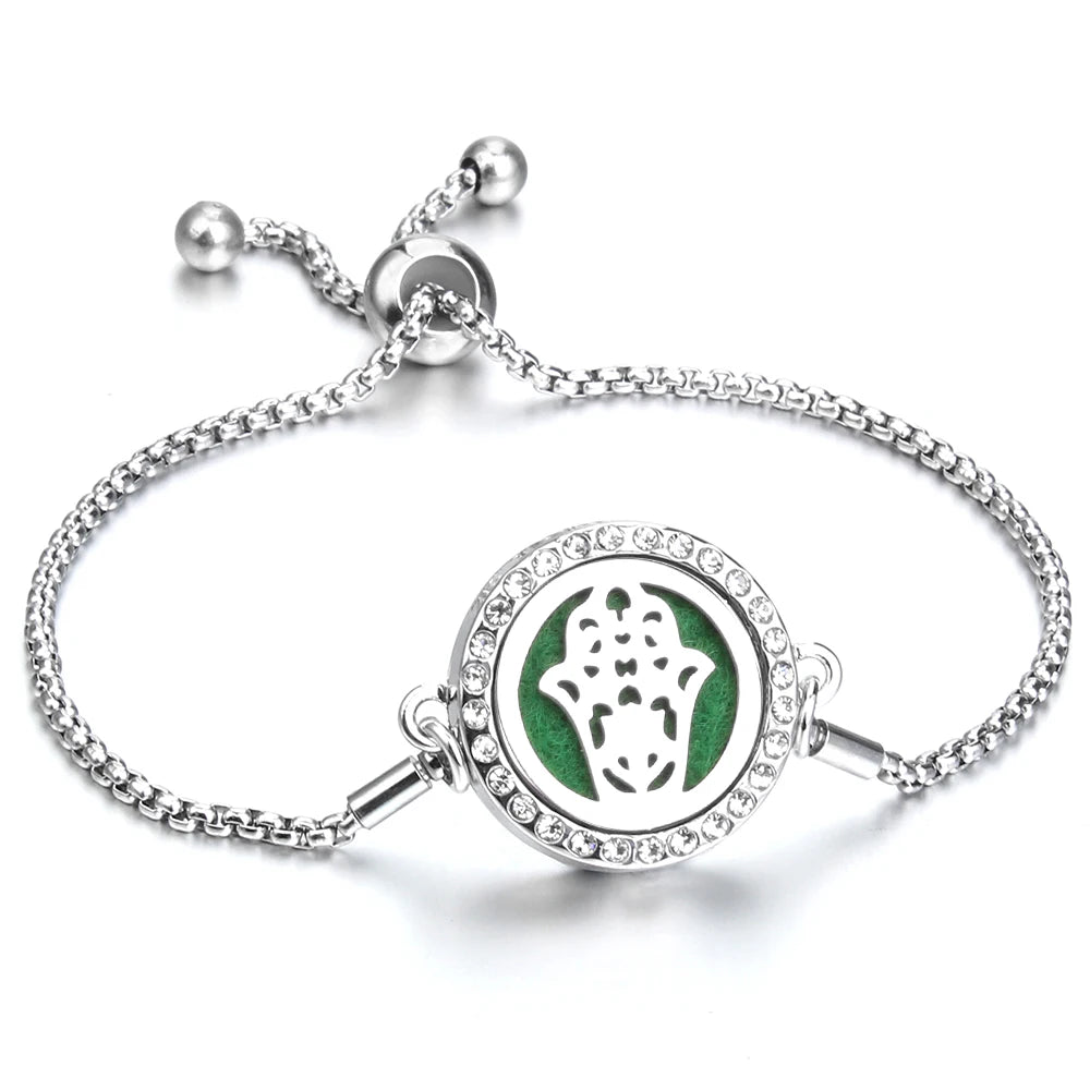 Adjustable Aromatherapy Bracelet – Aroma Perfume Essential Oil Diffuser Jewelry