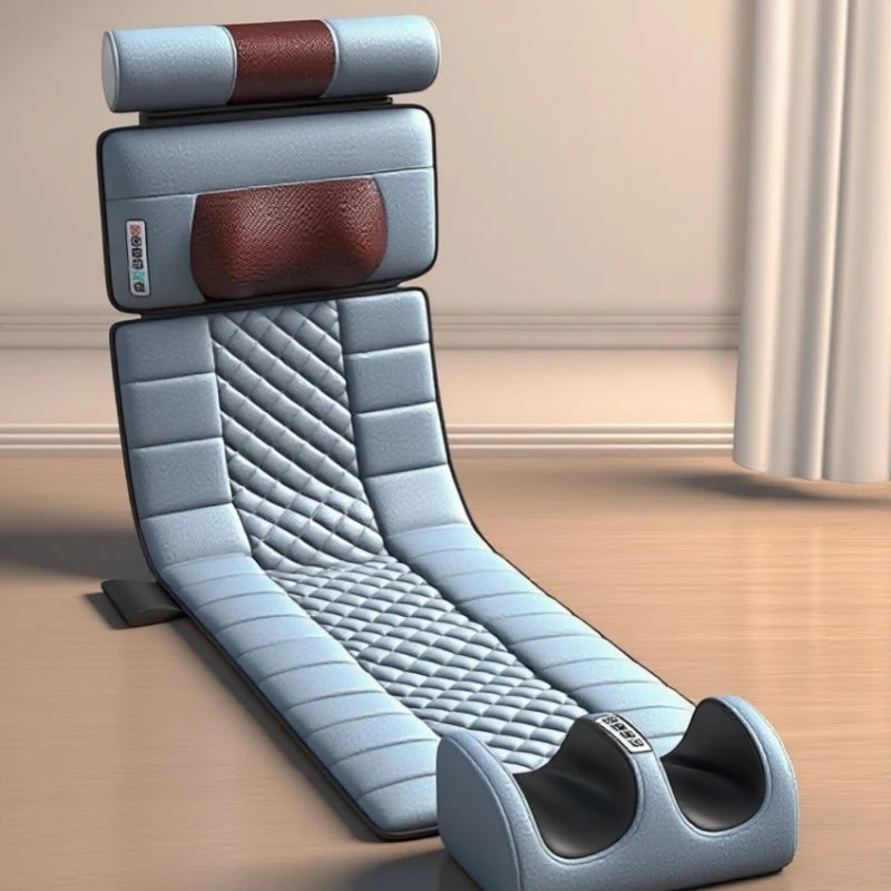 Full Body Massage Pad – 10-Zone Vibration with Heat & Kneading Pillow