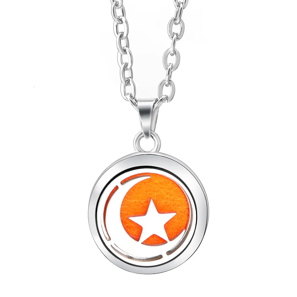 Essential Oil Diffuser Necklace – Stainless Steel Locket Pendant