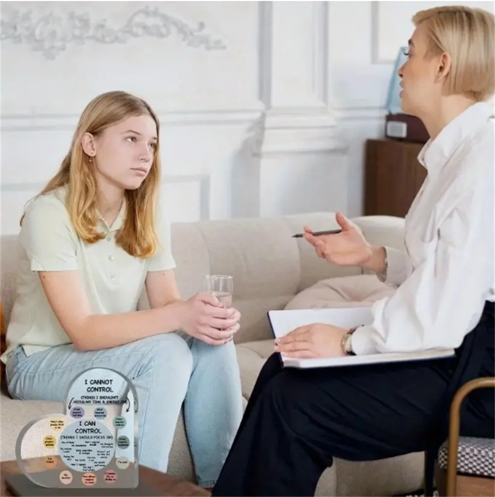 Mental Health Therapy Affirmations Acrylic Sign