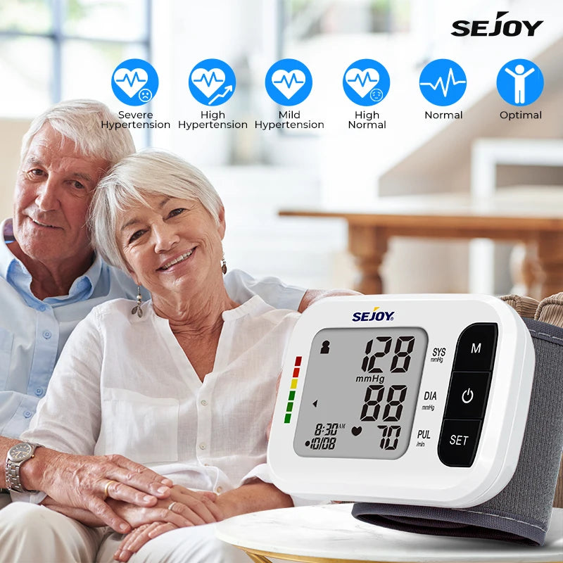 SEJOY Digital Wrist Blood Pressure Monitor