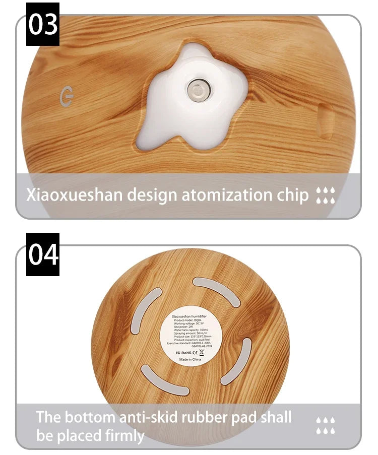 Aromatherapy Essential Oil Diffuser with Remote Control