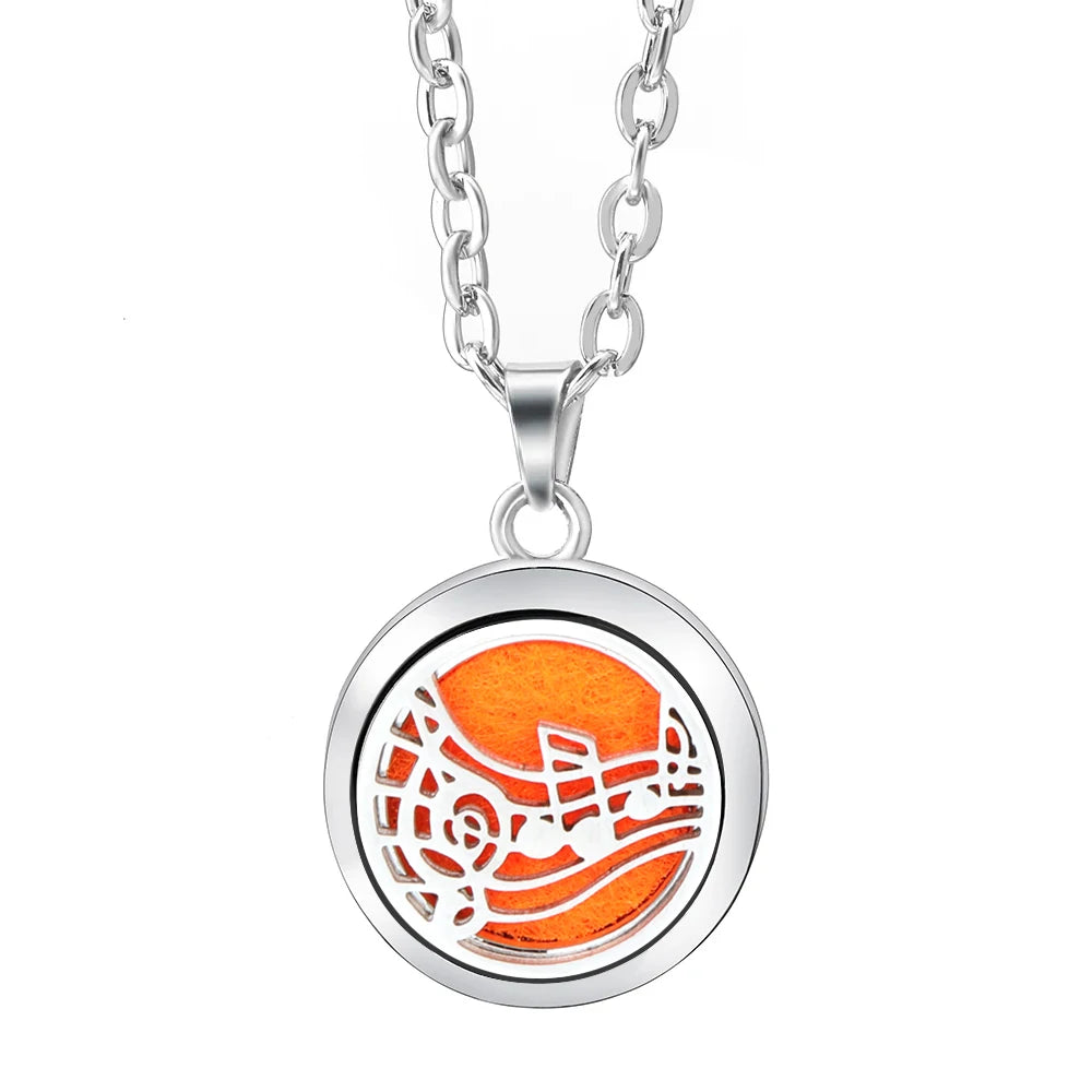 Essential Oil Diffuser Necklace – Stainless Steel Locket Pendant