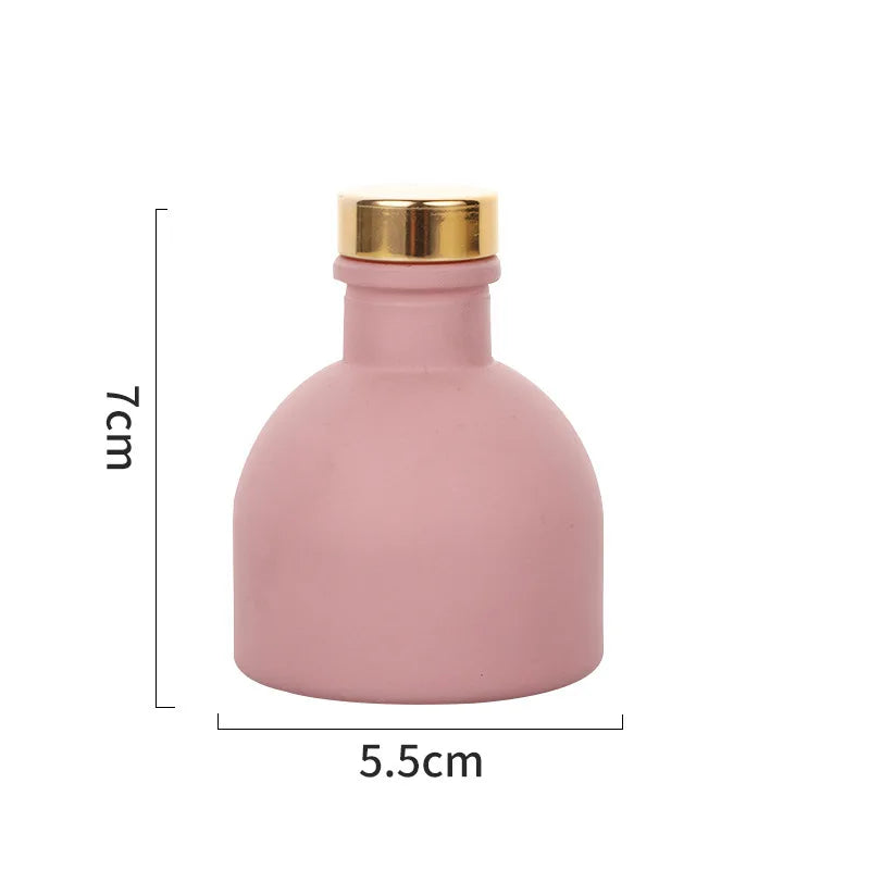 50ml Empty Glass Diffuser Bottle – Pink/White/Yellow/Black for Home Fragrance