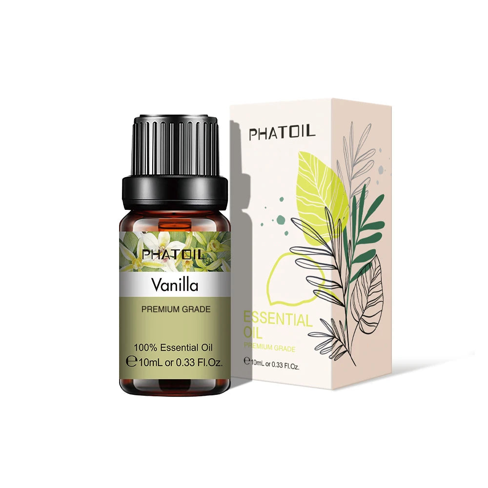 PHATOIL 10ml Pure Natural Essential Oil – Air Freshener Refill for Diffusers & Humidifiers