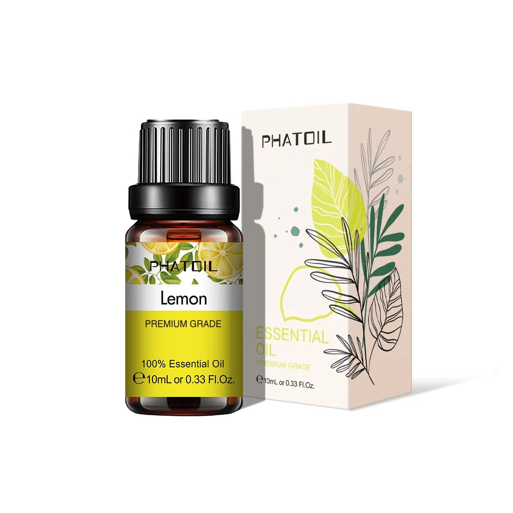 PHATOIL 10ml Pure Natural Essential Oil – Air Freshener Refill for Diffusers & Humidifiers