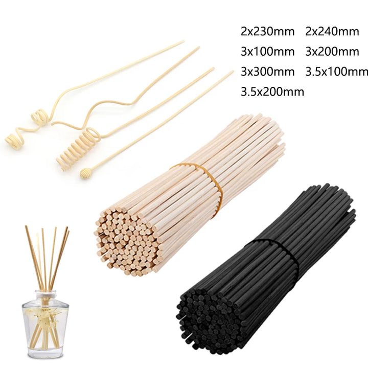 Rattan Reed Diffuser Sticks – 2–3.5mm DIY Aromatherapy Refill (5–100pcs)