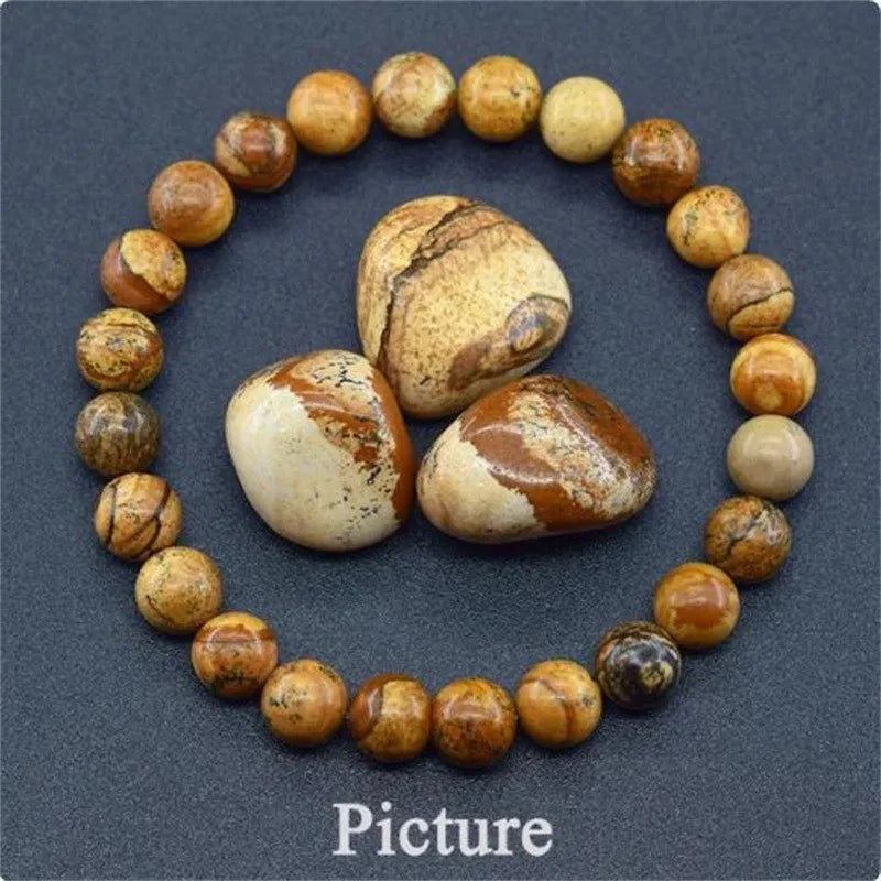 Natural Stone Beads Healing Bracelet for Men & Women