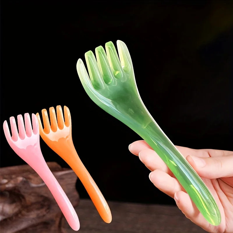 5-Claw Head Massager Comb Set (4pcs)