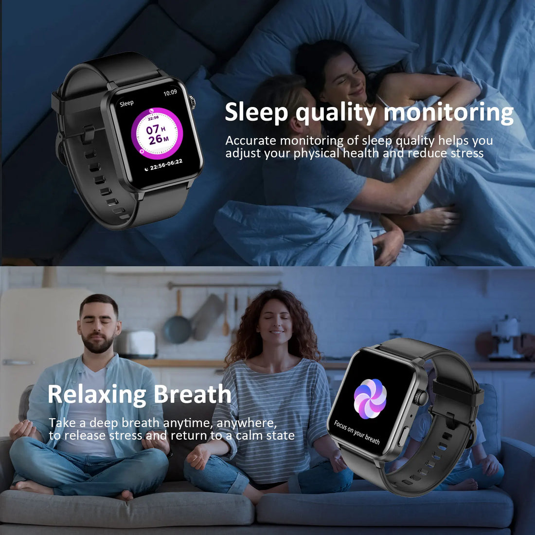 Baolubao 1.85" Smartwatch Fitness Tracker