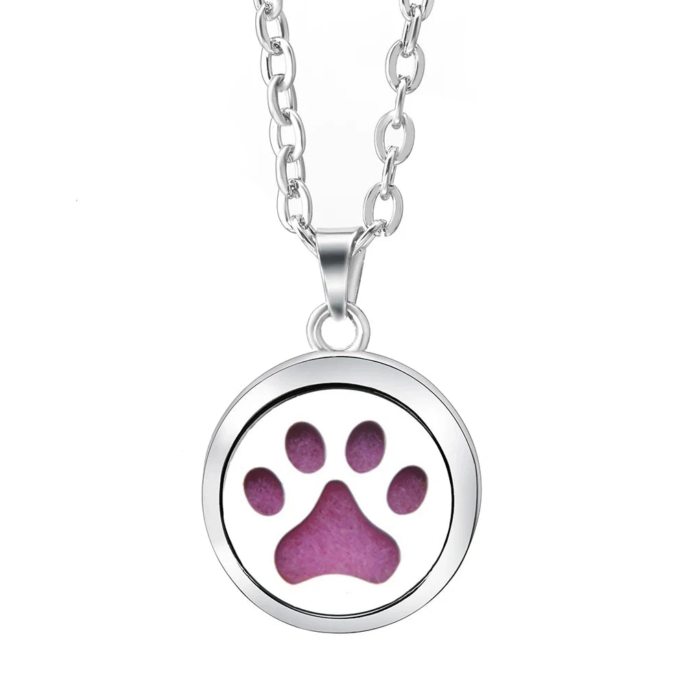 Essential Oil Diffuser Necklace – Stainless Steel Locket Pendant