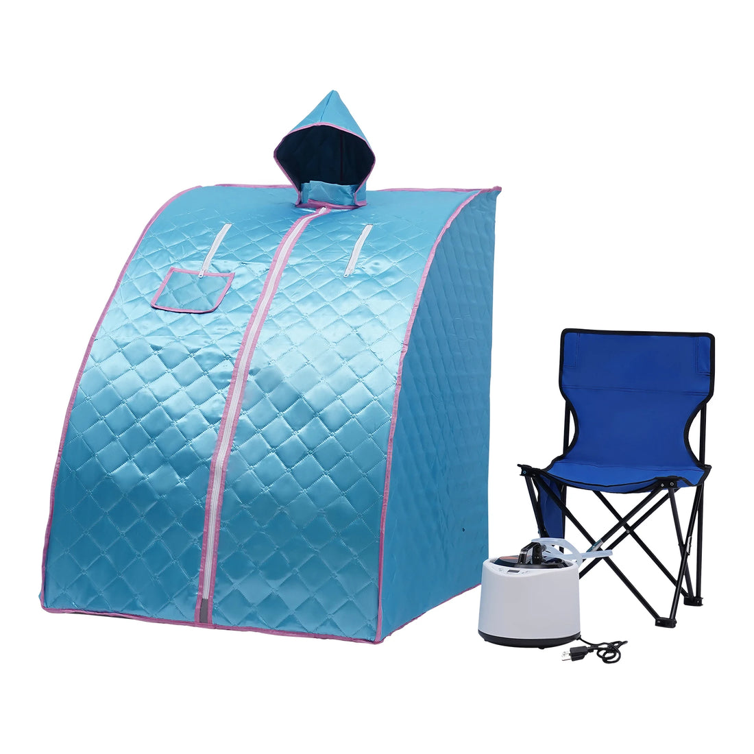Portable Personal Steam Sauna with Chair