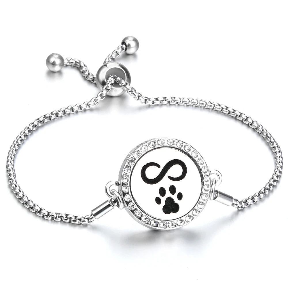 Adjustable Aromatherapy Bracelet – Aroma Perfume Essential Oil Diffuser Jewelry