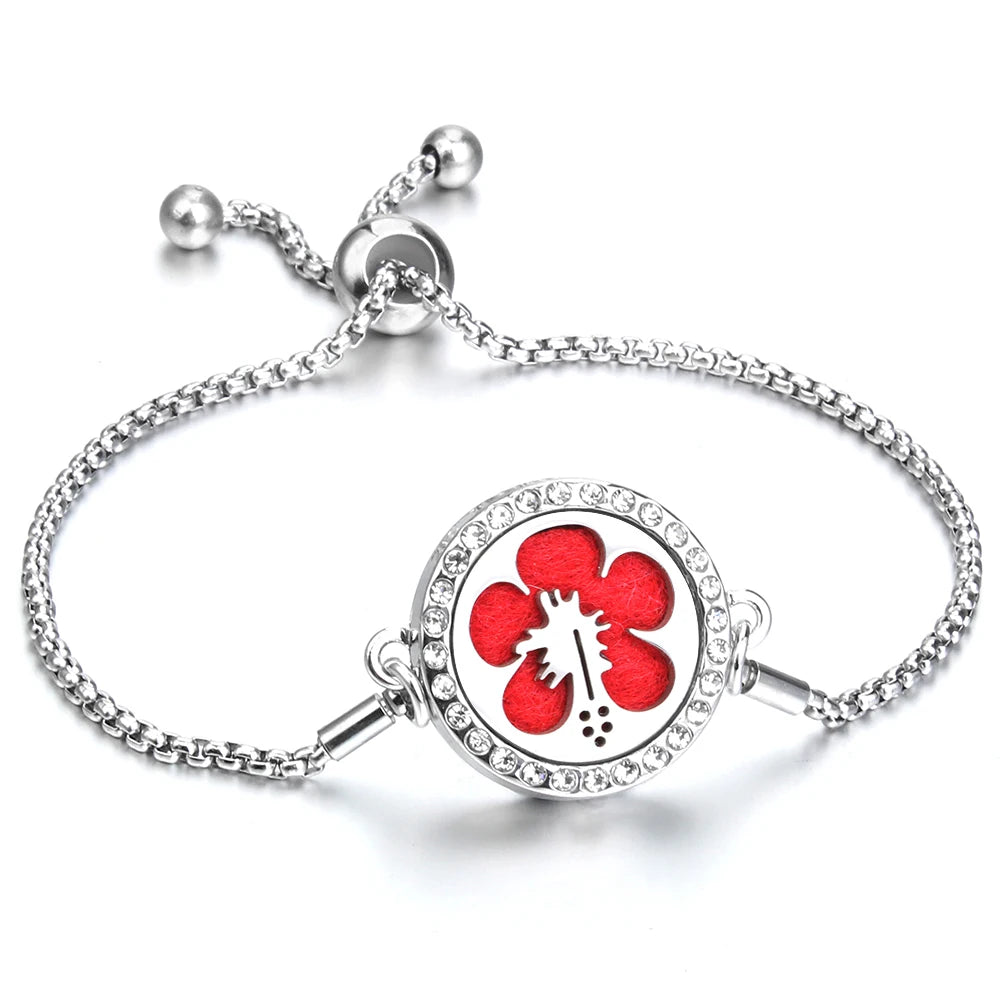 Adjustable Aromatherapy Bracelet – Aroma Perfume Essential Oil Diffuser Jewelry