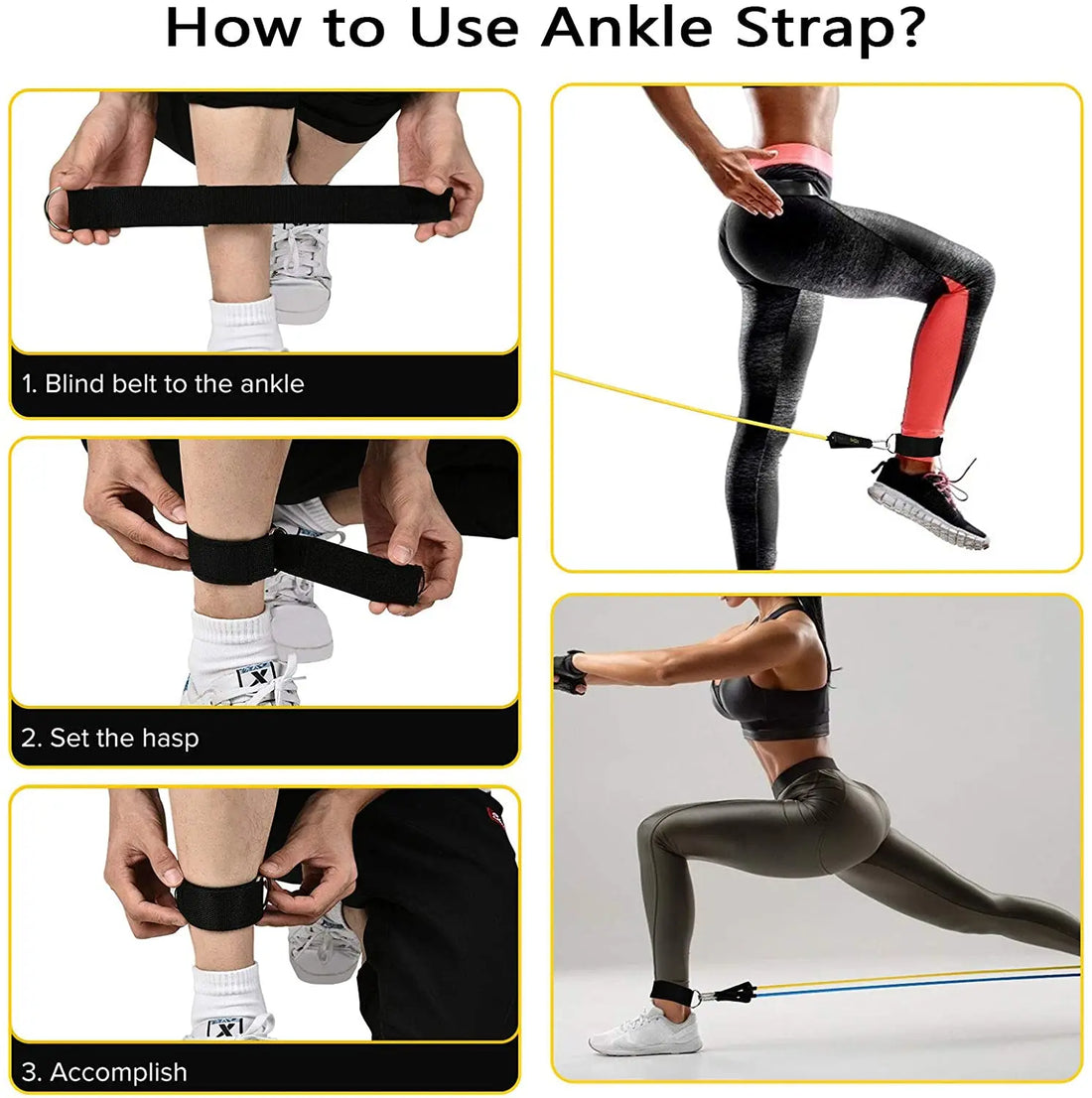 11-Piece Latex Resistance Band Set – Fitness Ropes for Yoga, Pilates & CrossFit