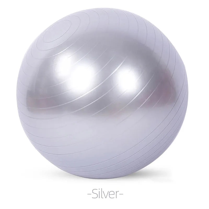 PVC Yoga Exercise Ball – Anti-Burst Balance Fitness Ball (45–95cm)