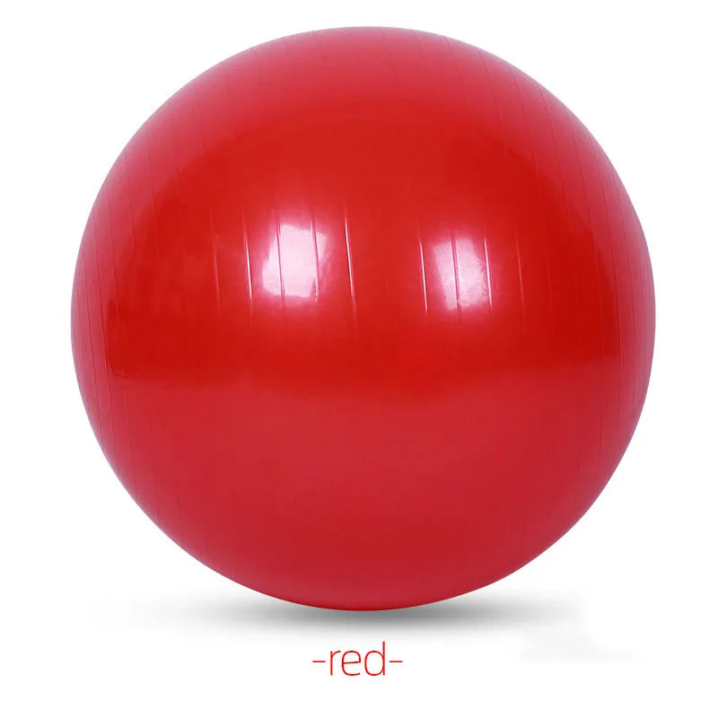 PVC Yoga Exercise Ball – Anti-Burst Balance Fitness Ball (45–95cm)
