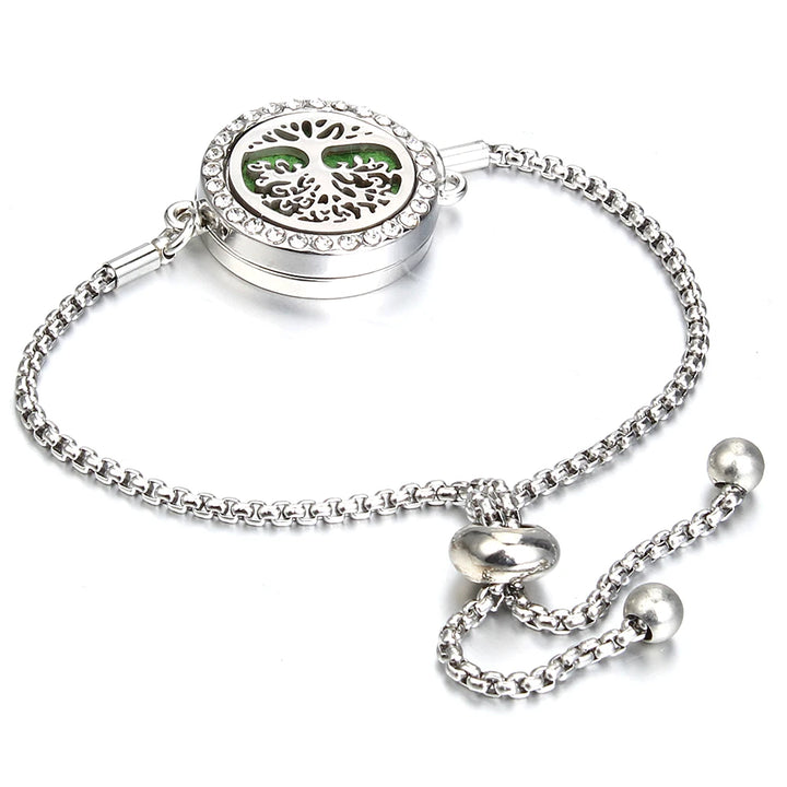 Adjustable Aromatherapy Bracelet – Aroma Perfume Essential Oil Diffuser Jewelry