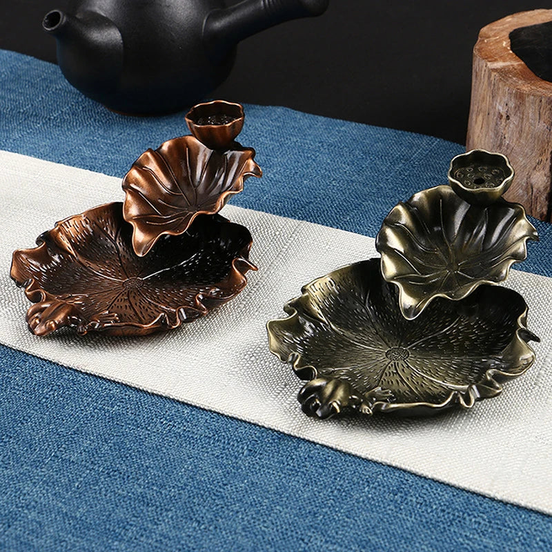 Leaf Backflow Incense Burner – Aromatherapy Holder