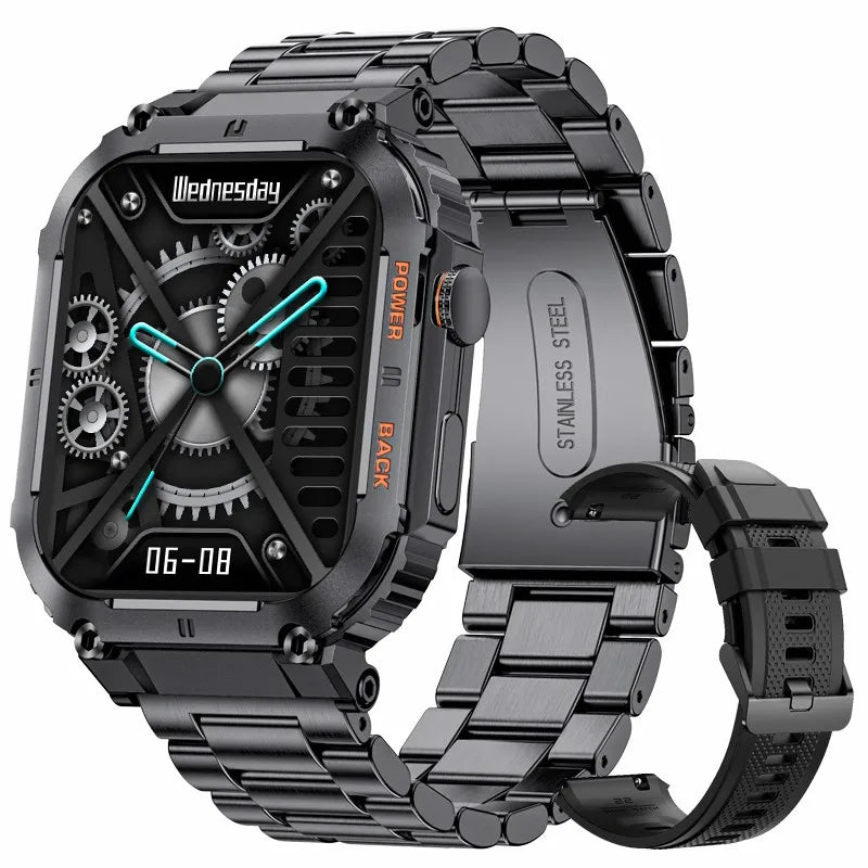LIGE 1.96” Bluetooth Call Smartwatch for Men