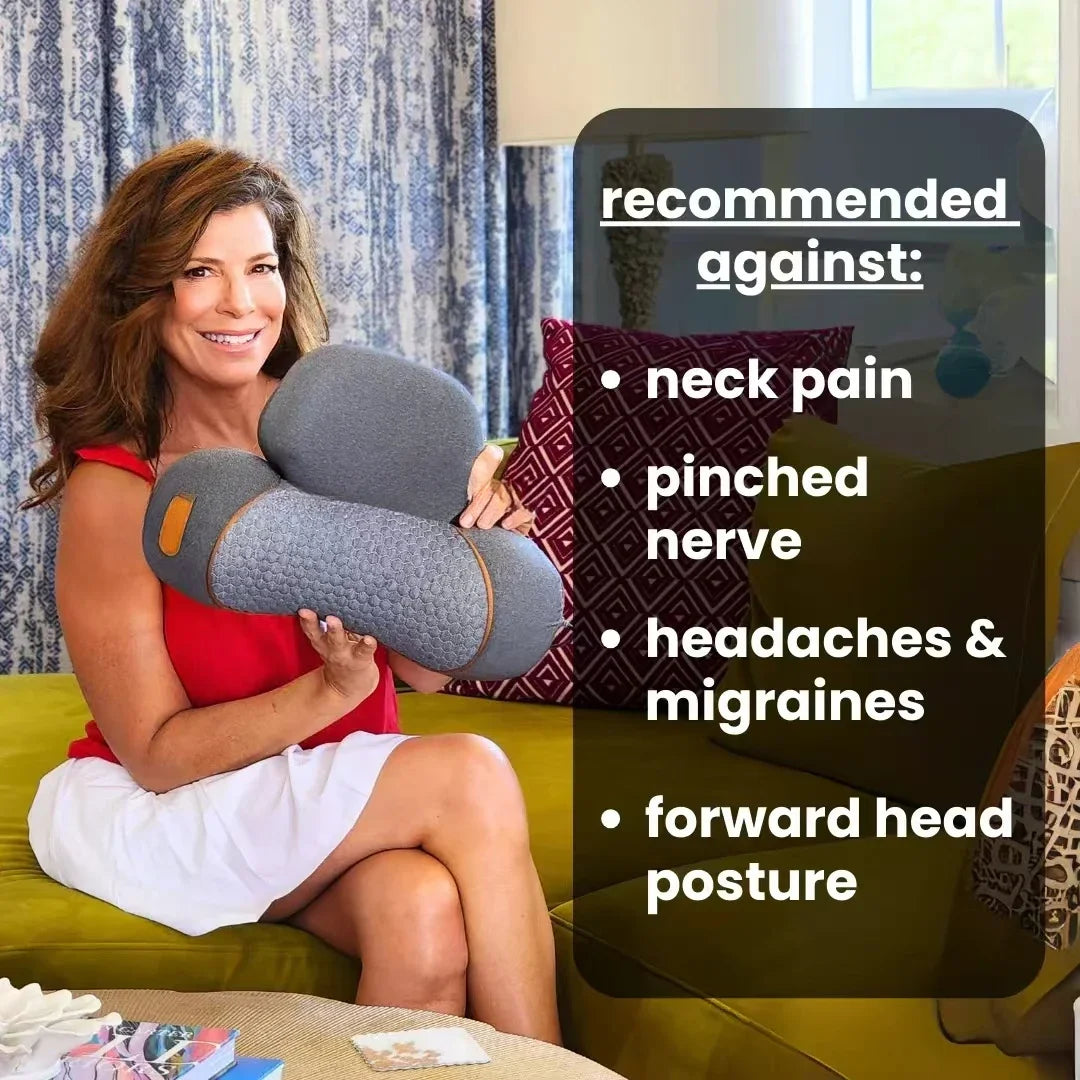 Okayso 3-in-1 Neck Traction & Massager Pillow