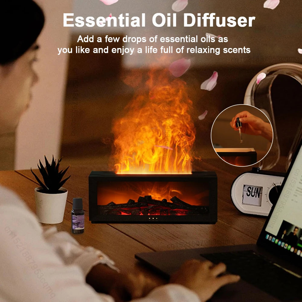Aroma Humidifier with LED Light & Remote Control