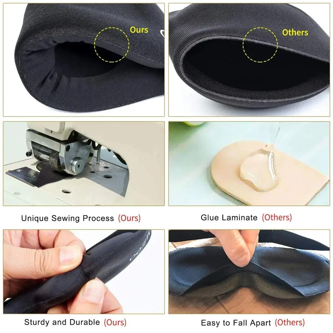 3D Contoured Sleep Eye Mask
