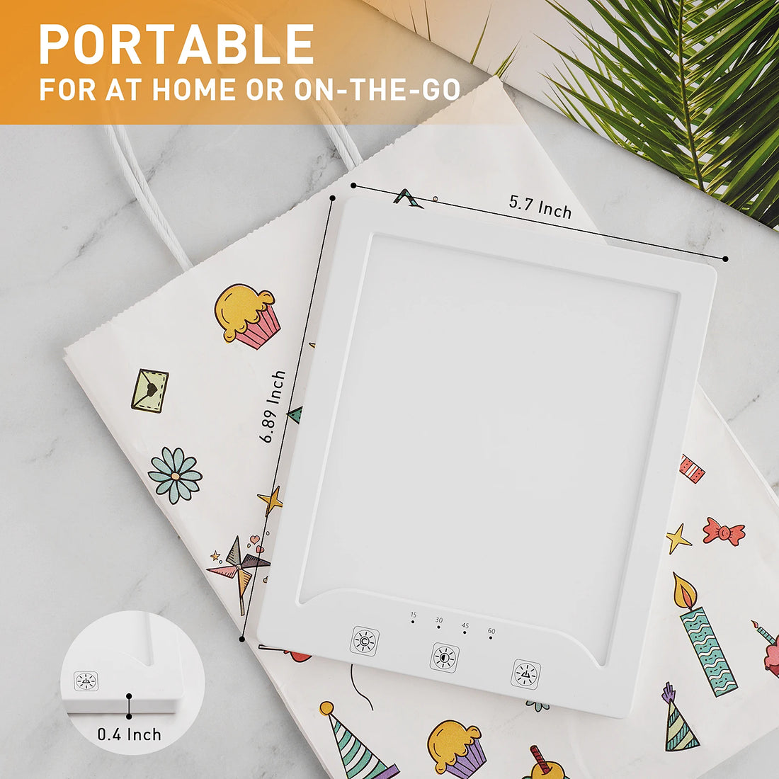 10,000 Lux Full Spectrum SAD Lamp – Adjustable Brightness & Color Temperature