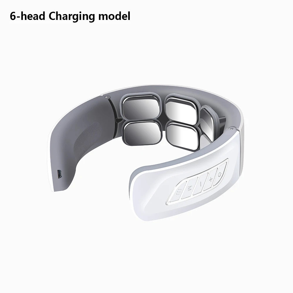 Portable Smart Neck Massager – USB Rechargeable Deep Tissue Cervical Relief Device