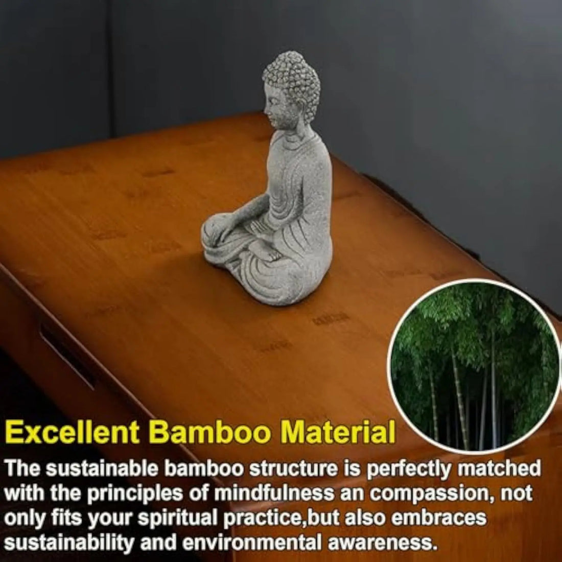 Altar Table with Storage for Meditation Shrine