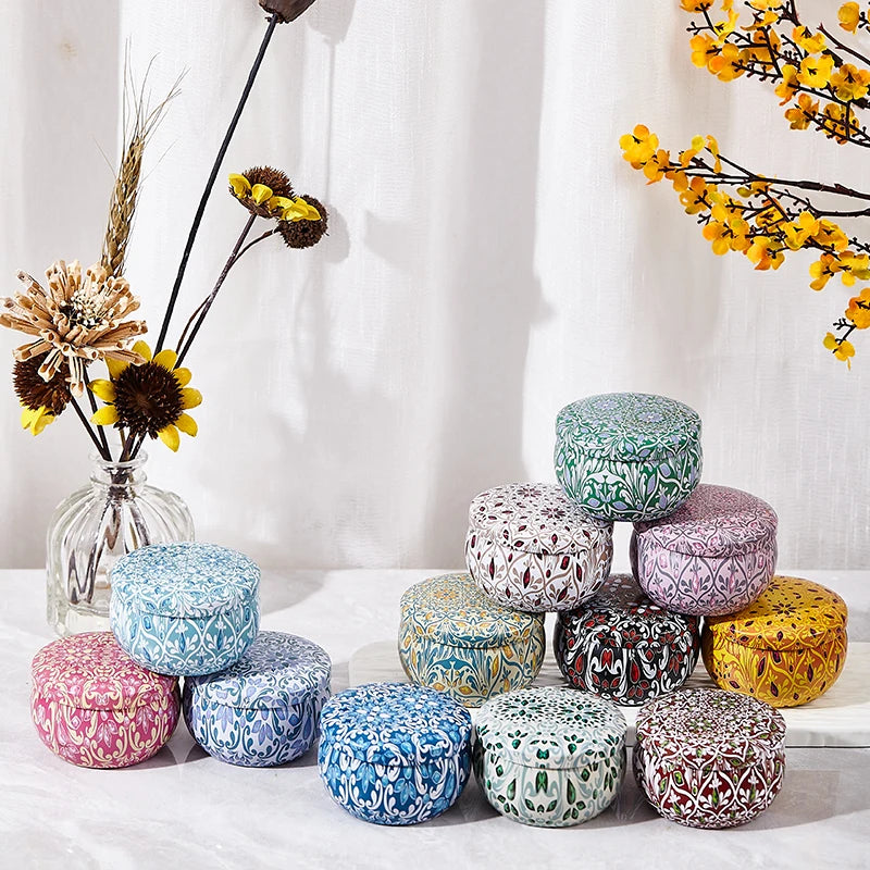 Obisesio 4pc & 12pc Scented Soy Candle Set – Aromatherapy Gift for Home & Friends