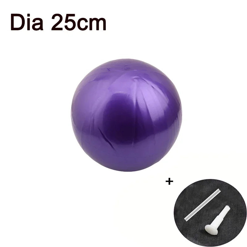 Durable PVC Yoga Ball with Textured Grip, Pump Can Be Selected 45/25cm