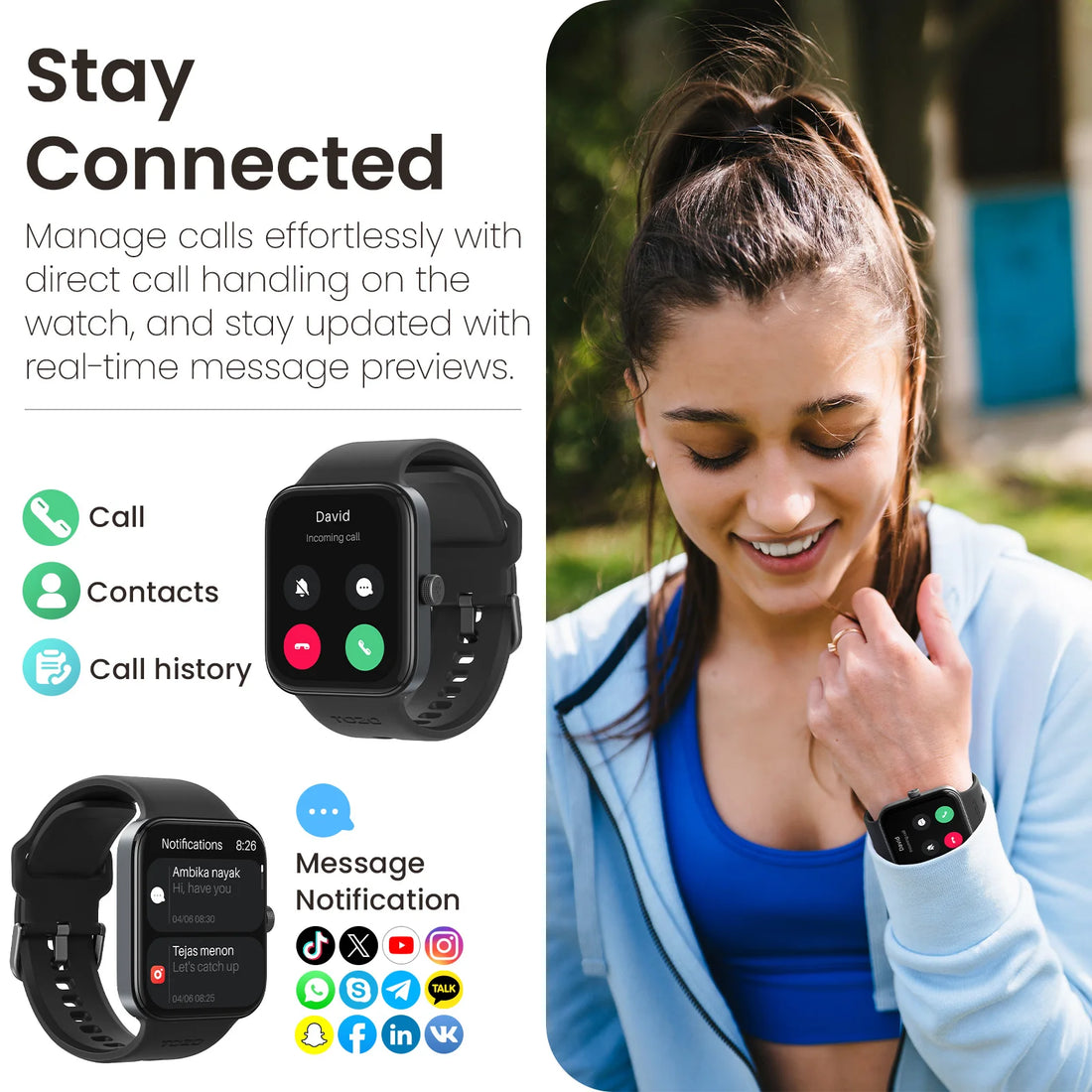 TOZO S4 AcuFit Smartwatch 1.78" AMOLED Screen