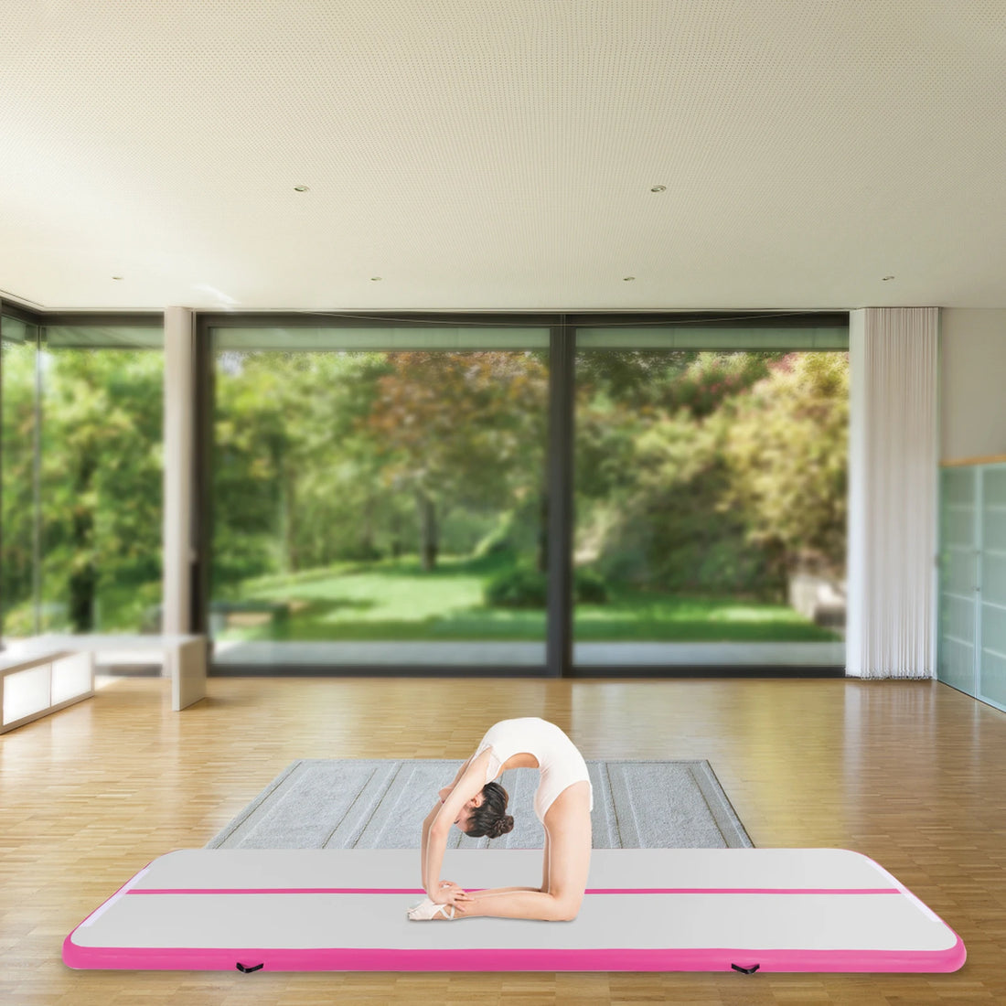 Inflatable Gymnastics Training Mat with Pump