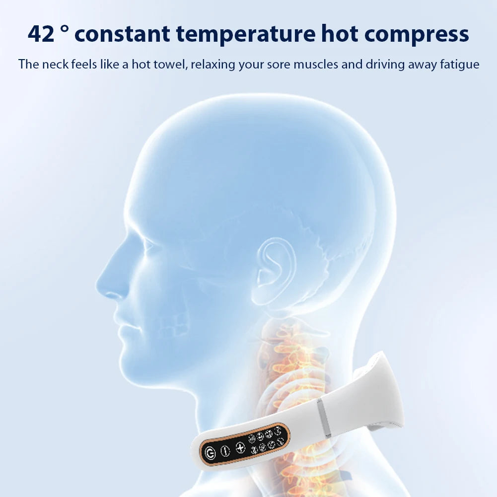 Cervical Neck Massager with 15 Gears & 6 Modes