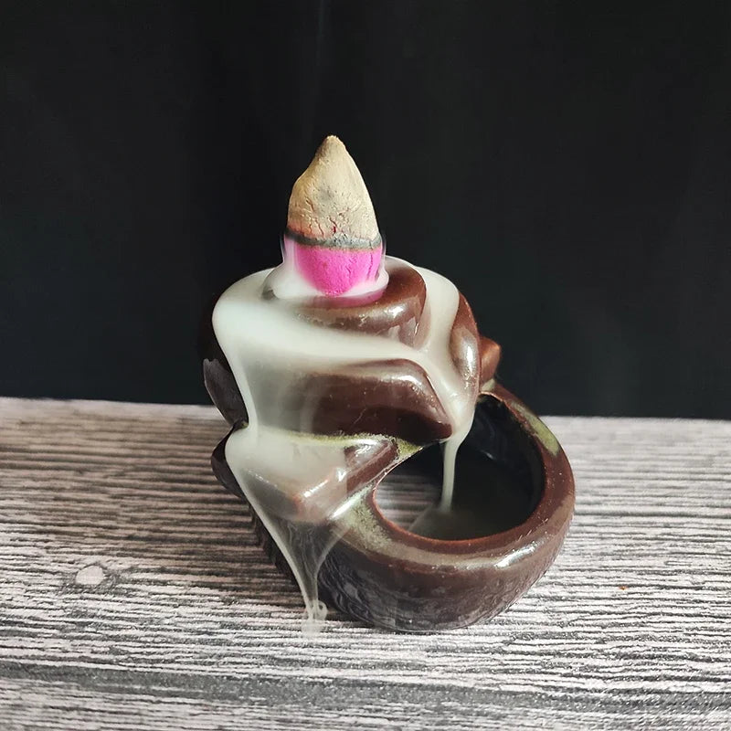 Backflow Incense Cones – Mixed Natural Scents for Waterfall Burners - 50pcs